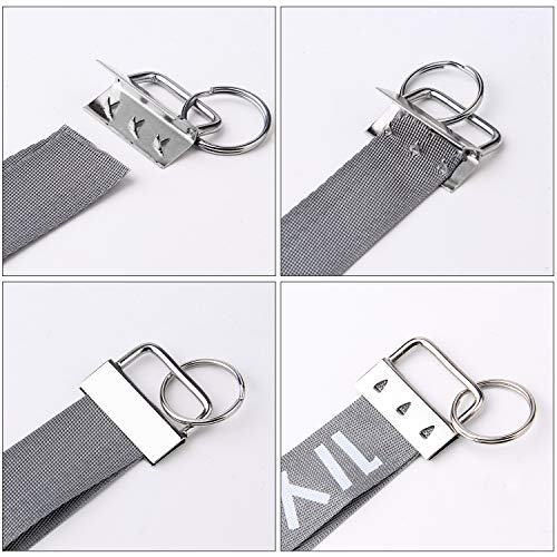 50 Sets Key Fob Hardware Key Fob Keychain Wristlet with Split Ring 1.25 Inch by HRLORKC - Thumbnail 3