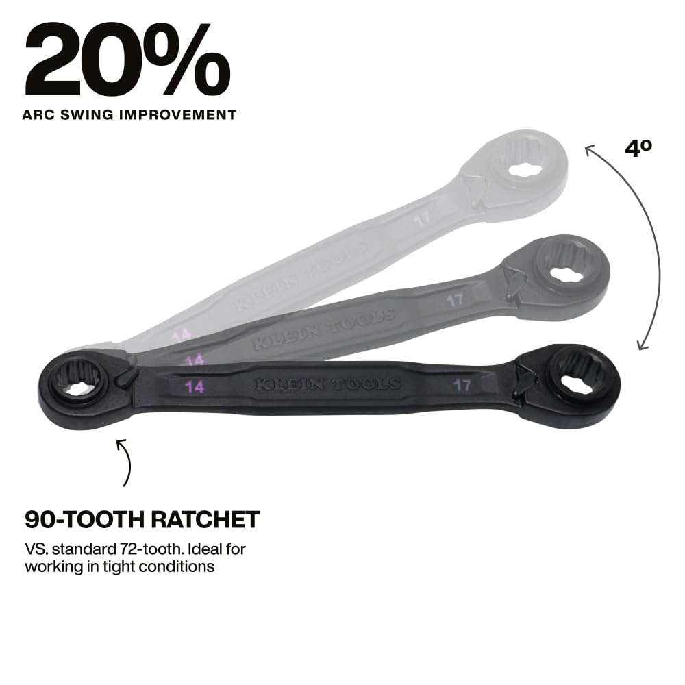 Amazon.co.jp: KLEIN TOOLS(クラインツールズ) ラチェットレンチセット