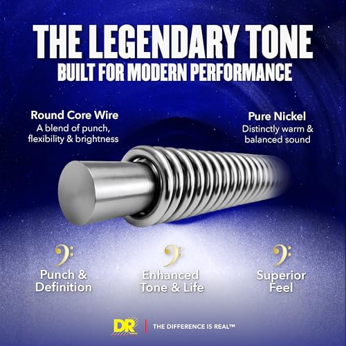 Image of DR Strings PHR-10 Pure Blues Pure Nickel Medium Electic Guitar Strings