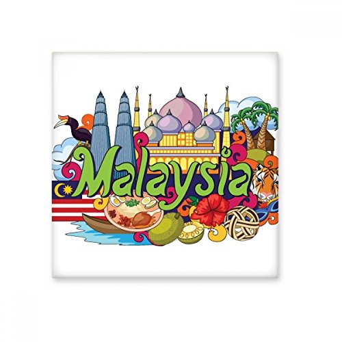 DIYthinker Twinstower Malaisie Graffiti Céramique Bisque Carrelage Salle de Bains Décor de Cuisine Carreaux de céramique Carreaux Moyen