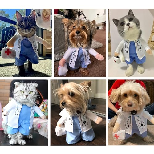 Disfraz de Doctor para Perro Tamaño X-Large miniatura 6