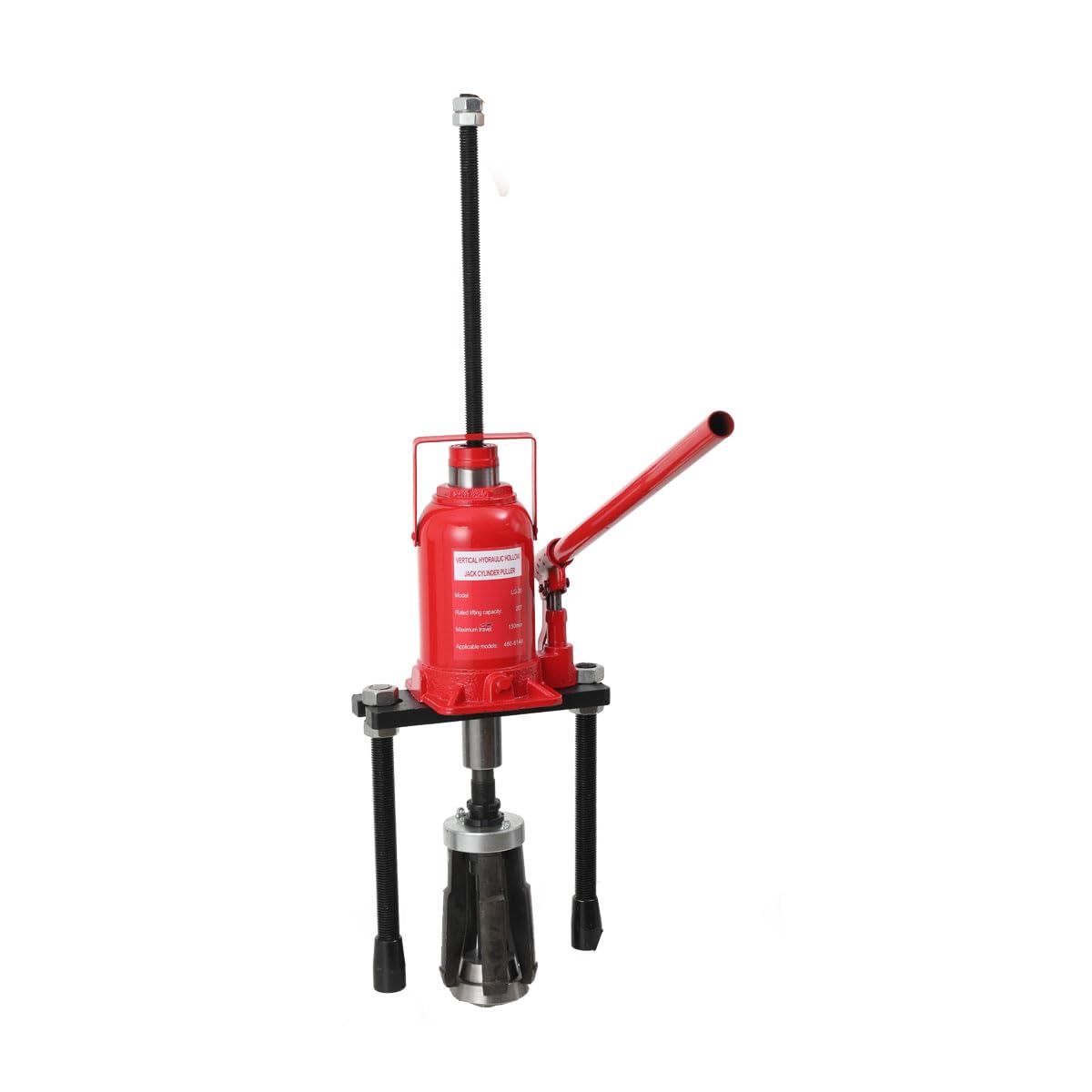 Extractor de Camisas de Cilindro 20T, Acero 45 Resistente, para Diámetro Interior 80-140mm, Extracción de Camisas Secas y Húmedas para Motor Diesel y Gasolina.