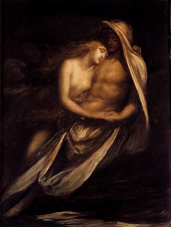 Toile George Frederic Watts Paulo | L'expression d'un amour éternel en affiche d'art 58x90