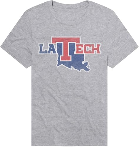Campus Lab Camiseta oficial de la NCAA Simple Distressed Collegiate Classic Spun - Camiseta unisex para hombres y mujeres