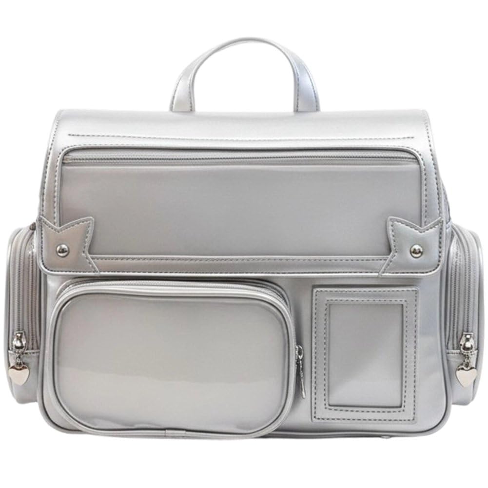 Sslvya Ita Bag Clear Windows Pin Display Backpack Japanese Kawaii Crossbody Handbags Anime Y2k Shoulder Bag for Women