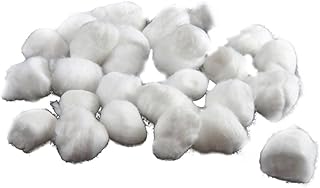 FRCOLOR 400 Peças Bolas De Algodão Orgânico Bolas De Algodão Coloridas Bolas De Algodão De Maquiagem Bolas De Algodão Super Grandes Bolas De Algodão Descartáveis Bola De Algodão Salão