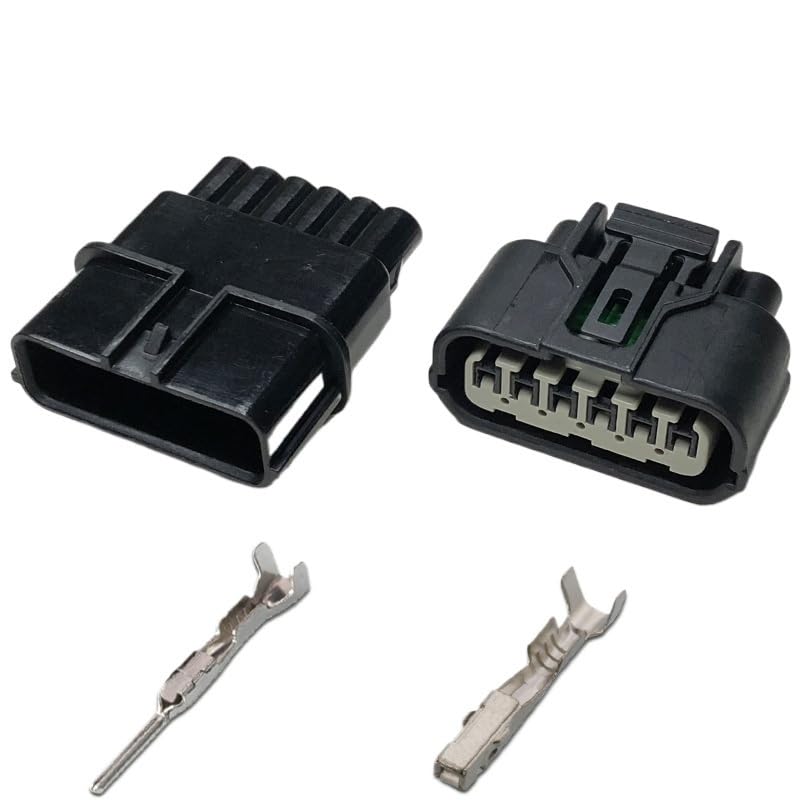 Dj7021a-1.2 car Intake Pressure 2/3/4/ pin Ignition Coil Connector Steering lamp Harness Plug Sheath(6p Row 1,5sets)