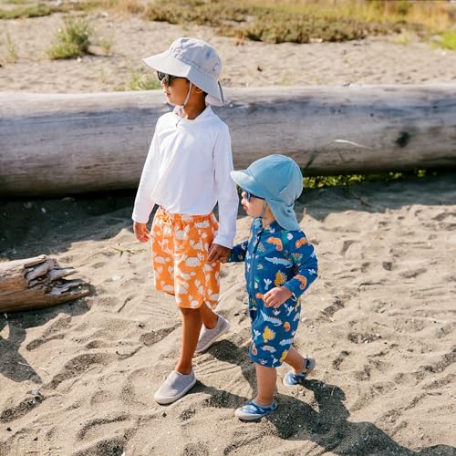 Image of JAN & JUL UV Swim Shorts and Long Sleeve UV Shirt for Toddlers