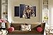 iHAPPYWALL 4 Panel Portrait Ancient Egyptian Pharaoh King Canvas Wall Art Vintage Ancient Egypt The Figure Picture Painting Print On Canvas Ready To Hang