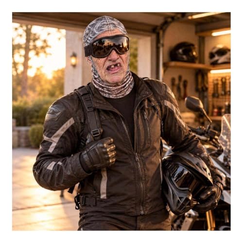 Ski Mask for Men 3D Printed Realistic Funny Balaclava Old Man Ski Mask - image 6