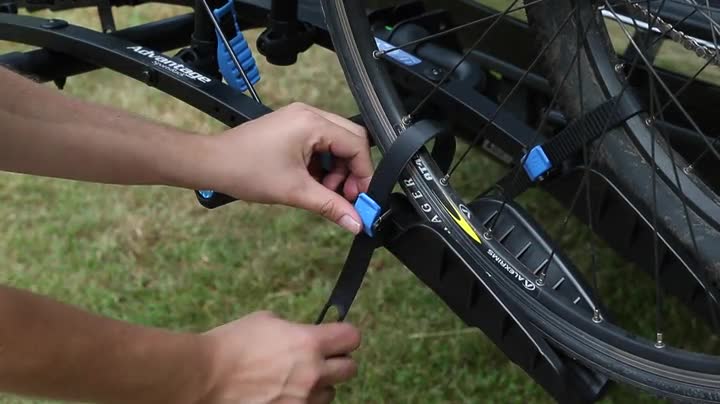 Support de fourche verrouillable pour attelage de vélo de voiture