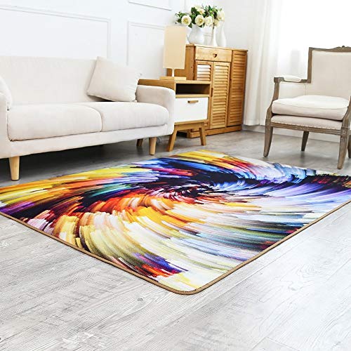 Alfombra de salón moderna y suave MU Inicio con cojín de sofá cómodo 3