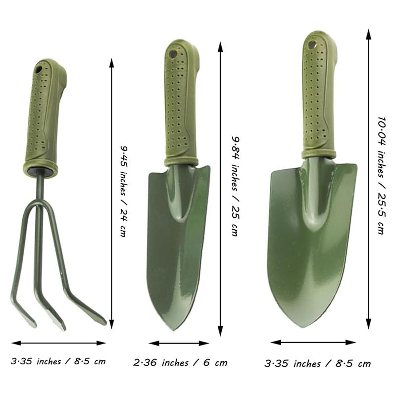 Set de 3 herramientas de mano para jardín miniatura 3