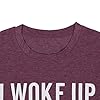 I Woke up Like This Married Shirt Women Cute Bride T-Shirt Wife just Married Honeymoon Top Tee Purple