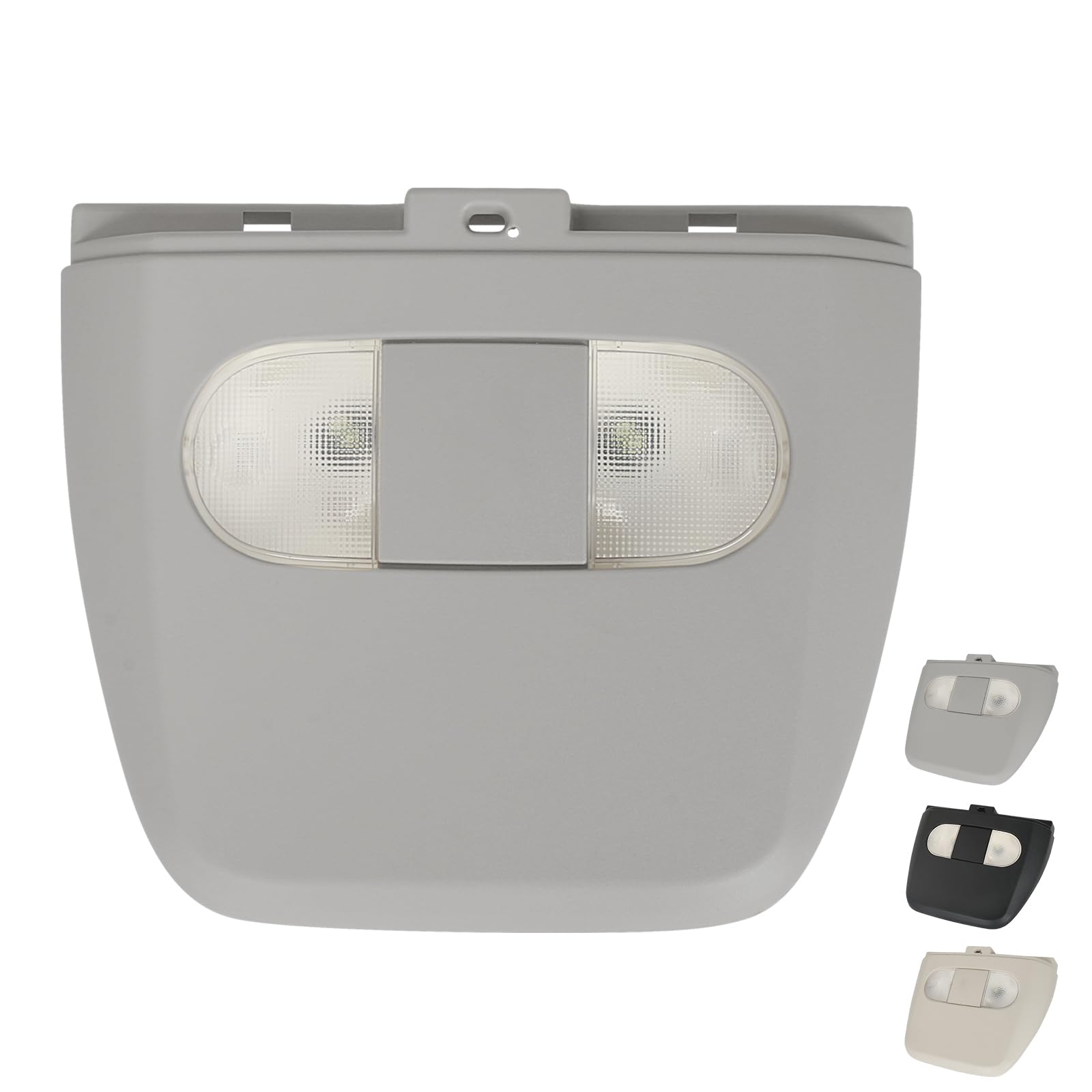 TQPONLY Overhead Console LED Dome Map Light Lamp | Fits Ford F150 2004-2008, for Lincoln Mark LT 2006-2008 Truck | Replaces 6L3Z-18519A70-AB Interior Cab Lights Track (Grey)