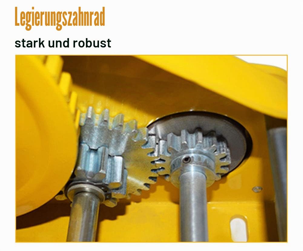 Handseilwinde, Forst Seilwinde Hand mit Automatisch Bremse, Tragbar Winde mit Seilzug und Haken, Multifunktion Hissen Ratsche Handwinde Bootswinde, Stahlschale Stabil und Langlebig