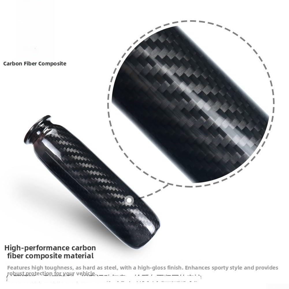 Real Carbon Hand Brake Grip for für mini Cooper 2001-2015 Real | High-gloss finish, real carbon texture, fits für r50 für r53 R56, composite material, sleek upgrade