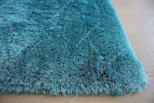 Image of Carpet for Hall | Carpet for Living Room |4X6 FEET Rugs for Bedroom | Carpet | Rug for Living Room | Carpet & Rugs for Home Decor | Carpet for Bedroom Floor (Turquoise)