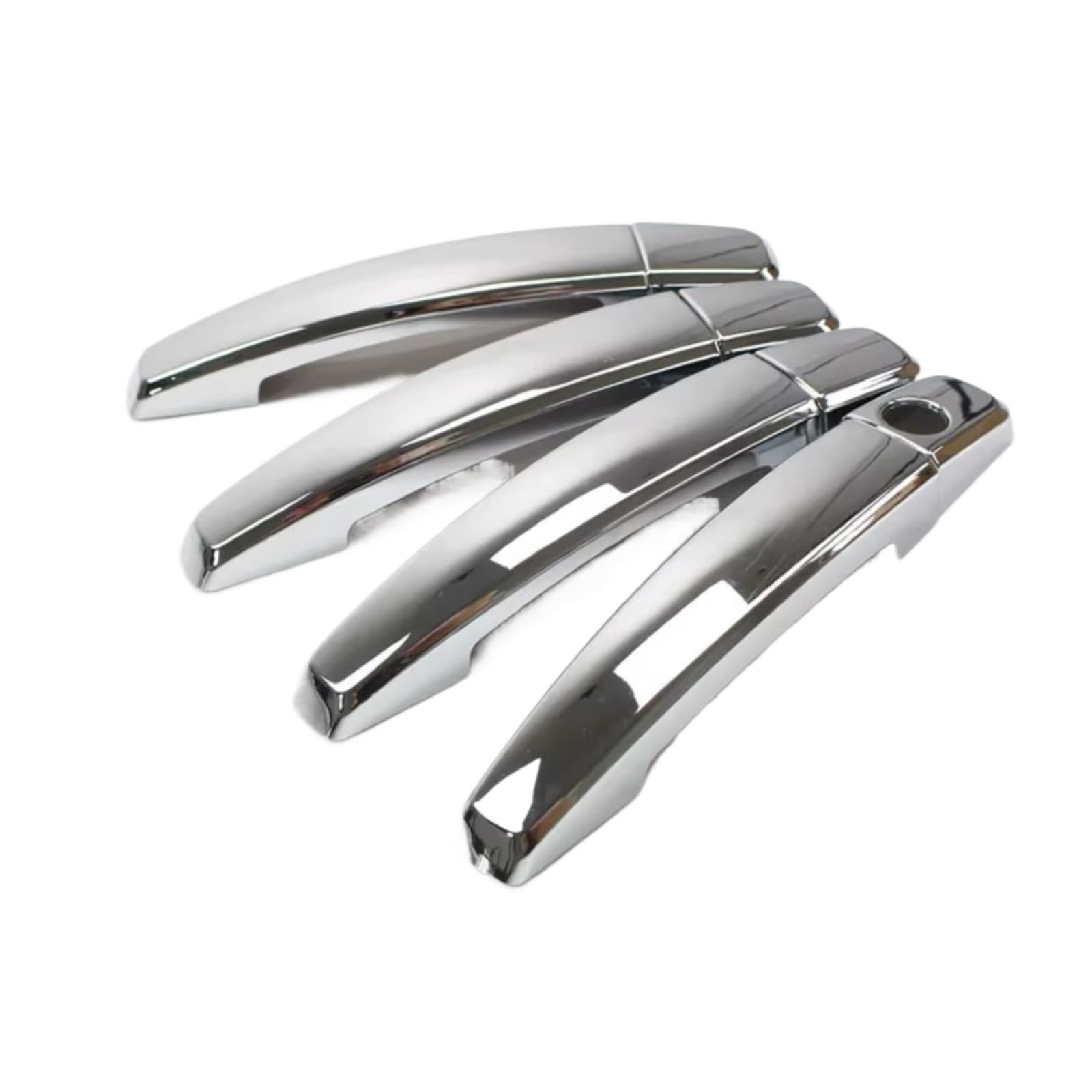 Dspolimv Silver Outer Door Handle Cap Compatible With Cadillac For Bls 2004 2005 20006 2007 2008 2009 2010 Chrome Car Door Handle Cover Trim Stickers Parts(Silver)