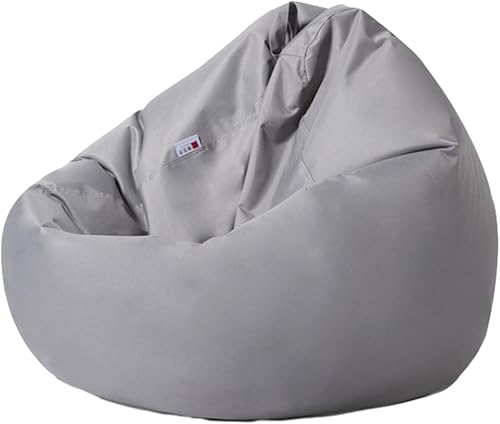 Morbuy Funda para silla puff para niños y adultos (sin relleno), funda suave para sofá cama, lavable, de gran tamaño, para interiores, exteriores