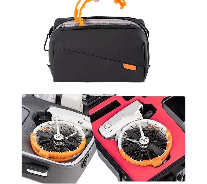 Compatible para VOLODYMYR Protector De Hélices Para DJI Flip | Anillos parachoques protegen hélices de daños por impacto(Orange)