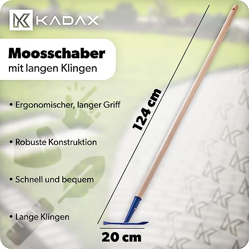 Fugenkratzer mit Stiel von KADAX – Moosschaber mit langen Klingen