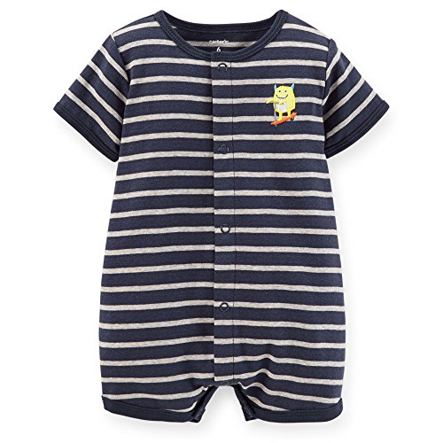 Romper rayé Carter's bébé fille motif monstre taille nouveau-né