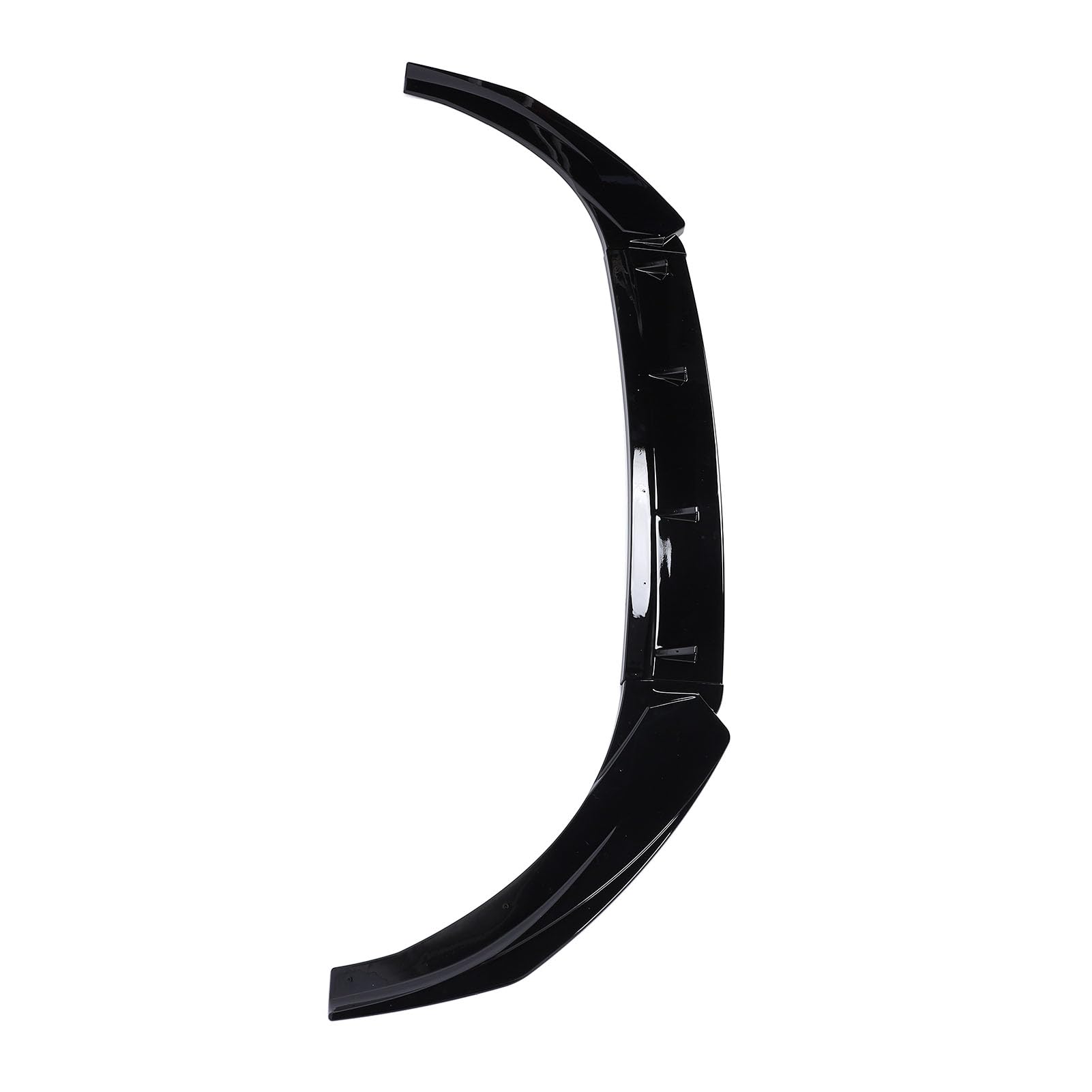 Vordere Stoßstange Lip Spoiler Racing Style Body Kit 3 Abschnitt Typ für S -Linie 8V Pre -Facelift 2013 bis 2016 aus Premium -ABS -Material enthält 3 Spoiler 16 Schrauben 12 (Glänzend schwarz)