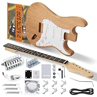 ST-Style DIY Electric Guitar Kit: Build your own ST-style electric guitar featuring versatile SSS pickups—perfect for beginners and hobbyists seeking a hands-on, creative experience with rich tonal possibilities. Professionally Pre-Assembled & Tested...