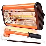 OugeWood Infrared Paint Curing Lamp, 1000W Shortwave Infrared Paint Dryer Lamp, Portable Infrared Pa
