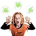 kockuu 56pcs Spider Rings Glow in The Dark Plastic Bugs Insects Ring Toys for Kids Toddlers Halloween Party Favors Trick or Treat Rings April Fool's Day Prank Gifts