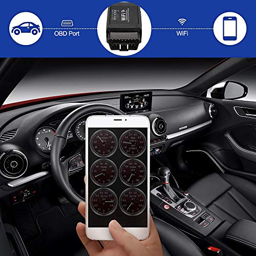 Honeytecs Melhor Conexão de Wifi do detector da ferramenta do varredor do OBD OBDⅡ para o serviço de