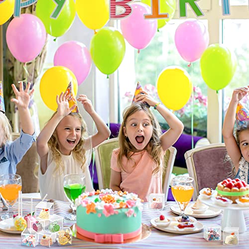 Yulejo Acrylic Plastic Square Cube Small Acrylic Box With Lid Storage Mini Acrylic Boxes Square Display Box Organizer Containers For Candy Pill, Tiny Jewelry, Gifts, 2.56 X 2.56 X 2.56 Inch (48 Pcs) #TOP2