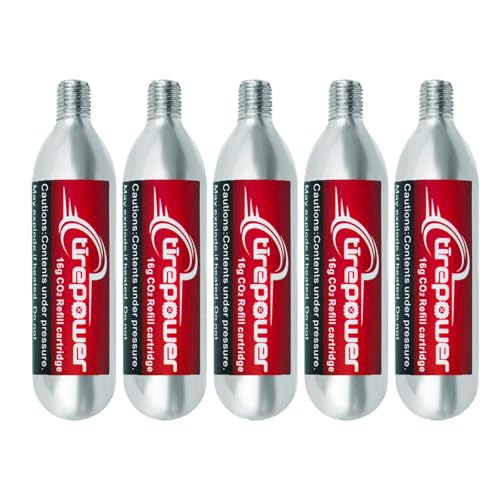 Ctrepower Threaded CO2 Cartridges - 5X 16g CO2 Canisters for