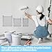 CraftyDream Paint Roller Grid 3 Pack 4 Sided Metal Paint Bucket Grid for 1, 2, 5 Gallon Buckets Heavy Duty Painting Screen for Roller Brushes Painting Tools for Home Professional Use
