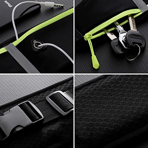 Image of Running Belt for Women Men - Best Comfortable Fanny Pack Waist Pack Bag Pouch Running Phone Holder That Fit All Phone Models and Fit All Waist Sizes for Running, Workouts, Cycling, Traveling