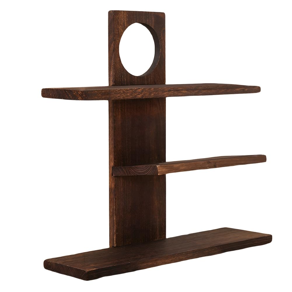 Hndhbfgrt Wooden Desktop Storage Rack Tea Set and Teacup Display Rack Furniture Display Rack