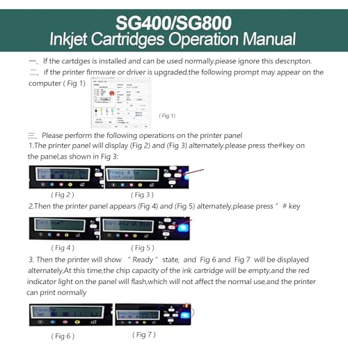 INK+ SG400 SG800 Sublimation Cartridge Compatible with Sawgrass Virtuoso SG400 SG800 Printer DIY, Latest Upgraded Chip (1 Black, 1 Cyan, 1 Magenta, 1 Yellow, 4 Pack) - Image 5