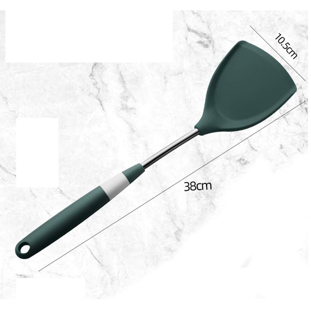 Silikon-Spatel, Pfannenwender, Küchenutensilien, Spatel-Set, Küche, antihaftbeschichtet, Kochlöffel, Suppenlöffel, Kochen bei hohen Temperaturen