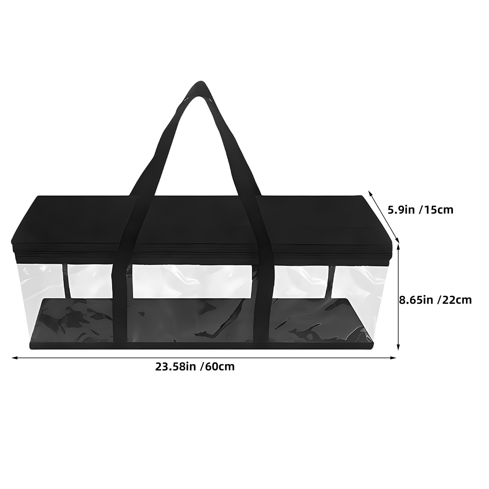 INOOMP Set di 4 custodie per CD: scatola porta dischi in vinile con chiusura a cerniera e maniglie | Contiene 120 CD | DVD, videogiochi, album, dischi per videogiochi 23,62" X8,66