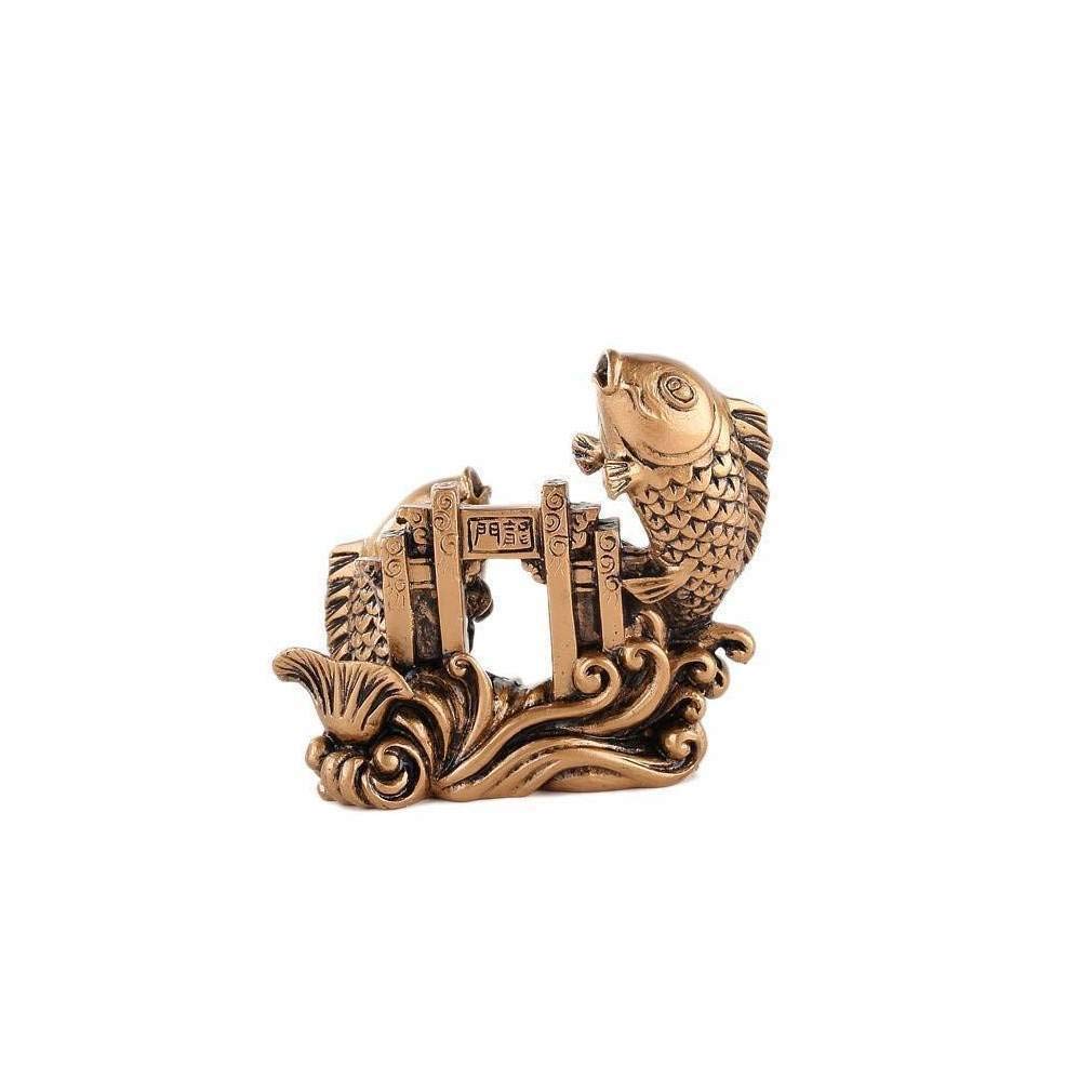 Lachineuse-Statuetta Carpa Feng Shui-7,5x8x3 cm-Simbolo di successo