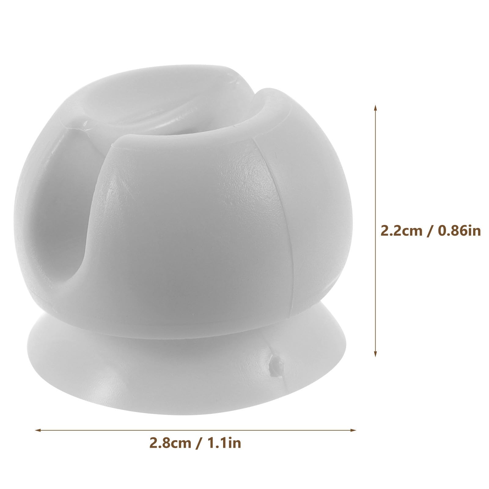 PRETYZOOM 5 Set Porta Spazzolino Da Denti A Parete Porta Spazzolino Da Denti Supporto Per Bagno Multifunzionale 4 Pezzi * 5
