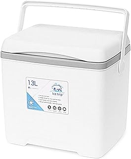 Xinying Lodówka podróżna do samochodu, na kemping, do utrzymywania ciepła i chłodzenia, 13 l, do użytku na zewnątrz, przenośna, do przechowywania żywności, wędkowania, świeżej żywności, chłodzenia lekarstw,