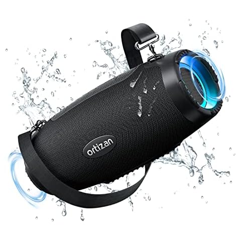 Ortizan 100W Bluetooth Speaker with LED Lights Cover