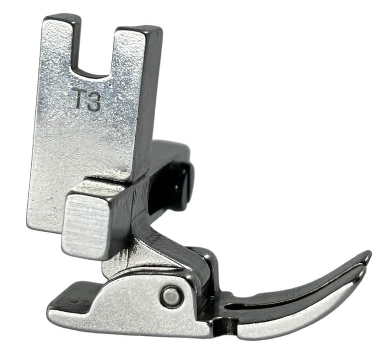 Zenith T3 Universal 3-in-1 Presser Foot - Adjustable Left, Center & Right | for Single-Needle Industrial Lockstitch Machines | Fits Jack, Juki, Gemsy & More | Durable Metal for Precision Stitching. 4