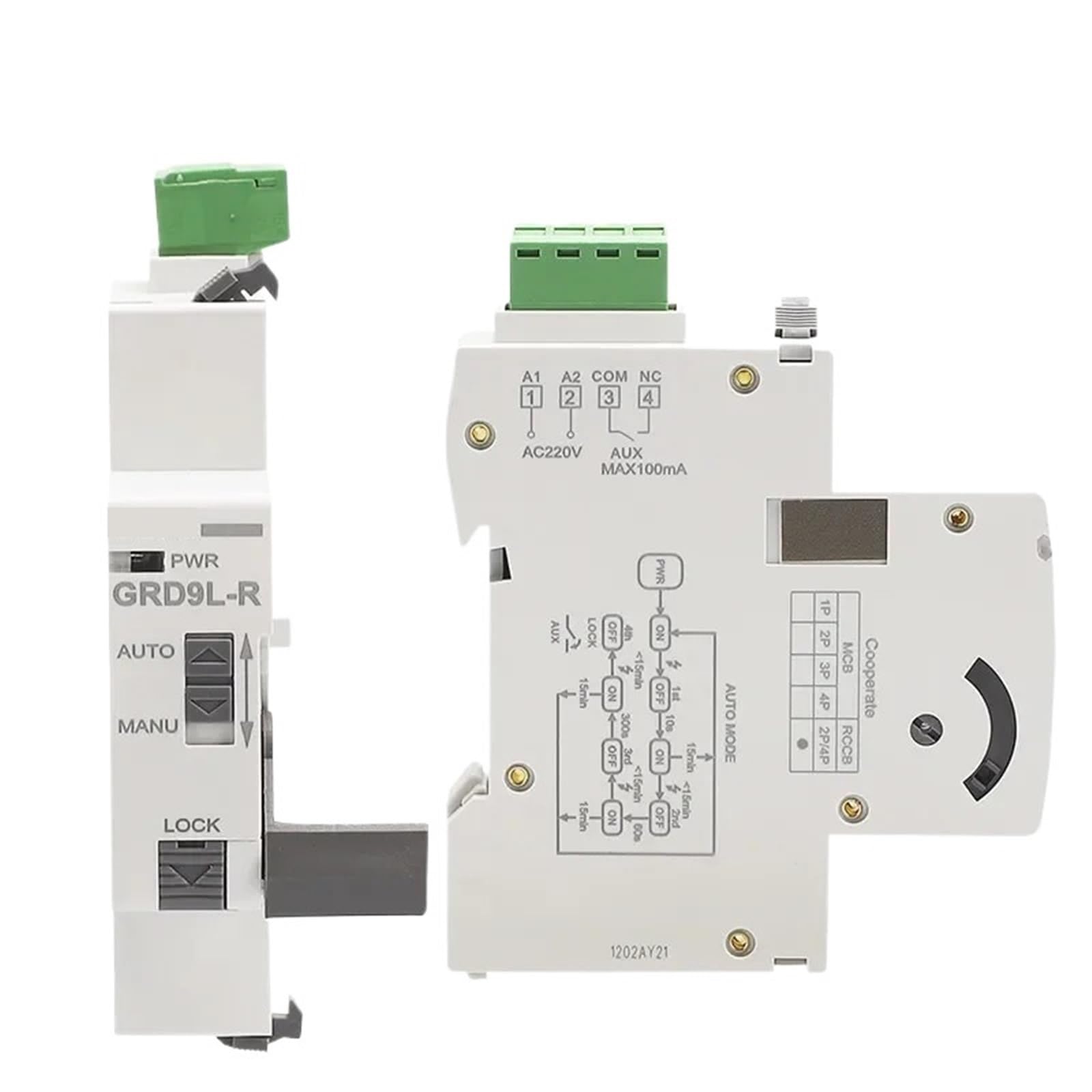 Réenclencheur GRD9L RCCB GYL9 mécanisme de commande automatique