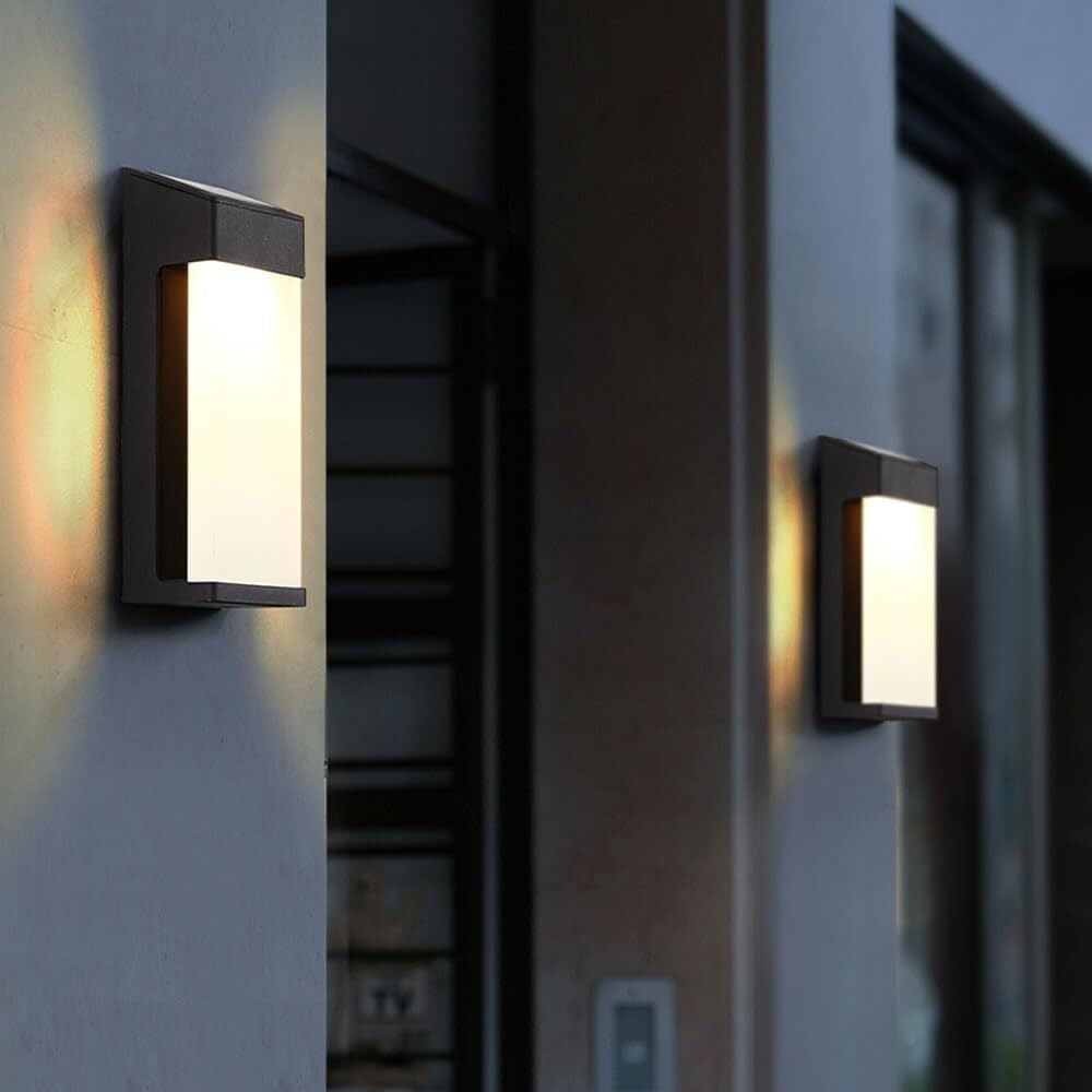 Zewnętrzna Lampa ścienna do Garażu Kinkiet Solarny Zewnętrzny Latarnia Ścienna Odporna Na Warunki Atmosferyczne Lampa Ścienna LED Vintage Lampa Ścienna Do Ogrodu Podwórka Patio Zewnętrzna Latarnia ści