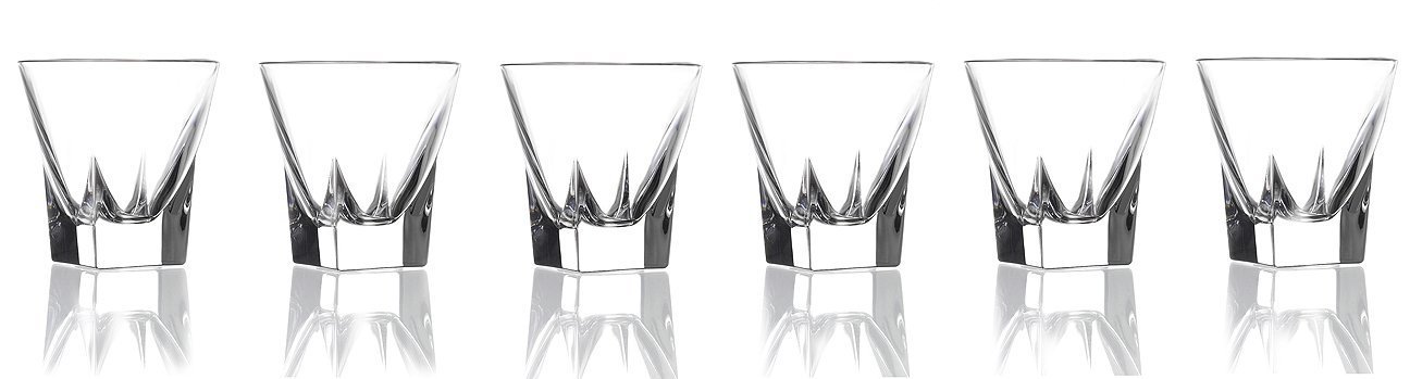 Lorenzo Imports 239860 RCR Fusion Crystal Shot Glasses