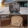 Polare 18'' Thick Full Grain Leather Fit 17.3 Laptop Business Briefcase Work Bag Overnight Bag For Men