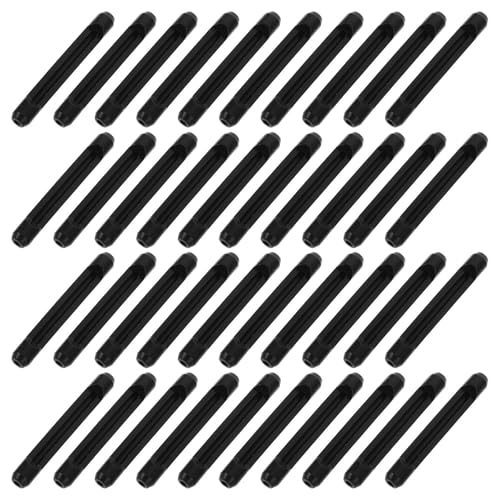ULTECHNOVO 40 Pares Fundas Puntas Patillas Gafas de Silicona Negra Antideslizantes Ajuste para Gafas Ciclismo y Deportes